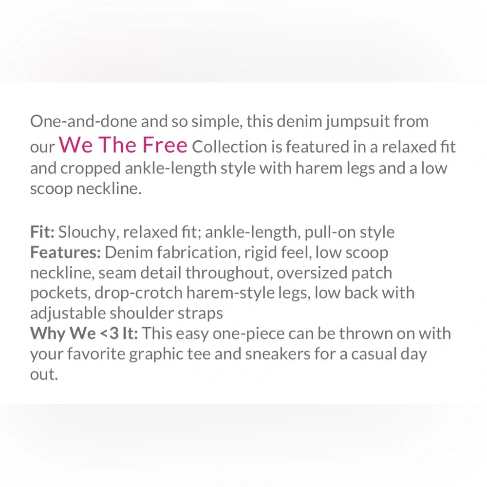 COPY - COPY - Free People High Roller Jumpsuit - Picture 7 of 8